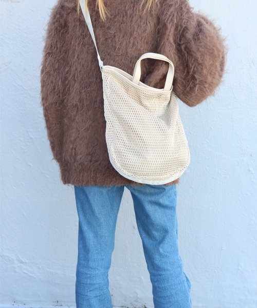 SPRUCE(スプルース)の「<SPRUCE/スプルス>ミケーネ2WAYトートバッグ(トートバッグ・レディース・ブルー/ブラック/ベージュ/グレー・ONE SIZE)」の17枚目の写真