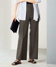 自由区（ジユウク）の「【接触冷感・UVカット・吸水速乾・洗える】シェルタリングオックスストレート パンツ（その他パンツ）」