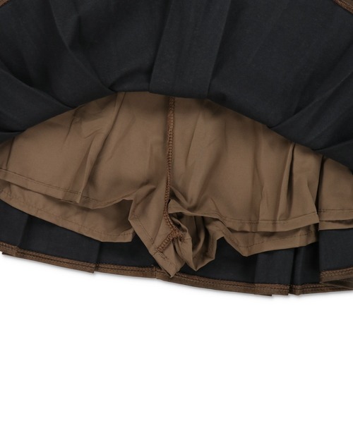 SPINNS(スピンズ)の「【S.Mサイズ展開】ウォッシュ加工プリーツミニスカート/スカパン(スカート・レディース・ブラウン/ブラック/グレー・M/S)」の22枚目の写真