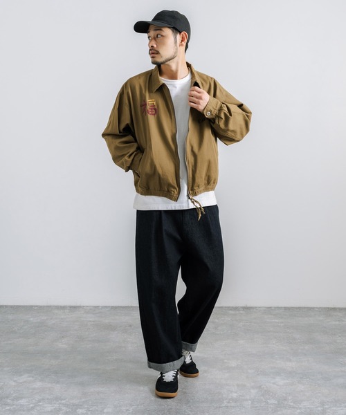 KRIFF MAYER（クリフメイヤー）の「KRIFF MAYER クリフメイヤー スーベニアベトナムジャンパー 2334001（ブルゾン・メンズ・ブラウン/カーキ/マスタード/ダークブルー/チャコール・L/XL/M）」の6枚目の写真