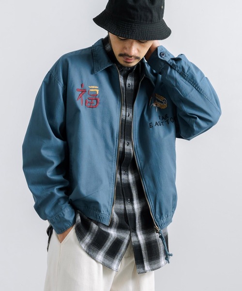 KRIFF MAYER（クリフメイヤー）の「KRIFF MAYER クリフメイヤー スーベニアベトナムジャンパー 2334001（ブルゾン・メンズ・ブラウン/カーキ/マスタード/ダークブルー/チャコール・L/XL/M）」の11枚目の写真