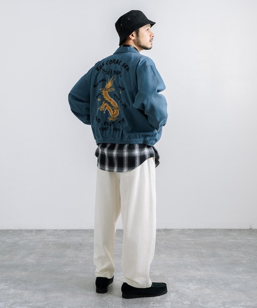 KRIFF MAYER（クリフメイヤー）の「KRIFF MAYER クリフメイヤー スーベニアベトナムジャンパー 2334001（ブルゾン・メンズ・ブラウン/カーキ/マスタード/ダークブルー/チャコール・L/XL/M）」の20枚目の写真