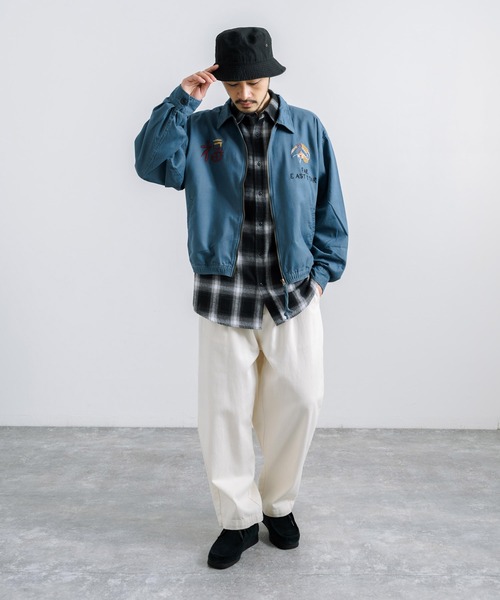 KRIFF MAYER（クリフメイヤー）の「KRIFF MAYER クリフメイヤー スーベニアベトナムジャンパー 2334001（ブルゾン・メンズ・ブラウン/カーキ/マスタード/ダークブルー/チャコール・L/XL/M）」の7枚目の写真