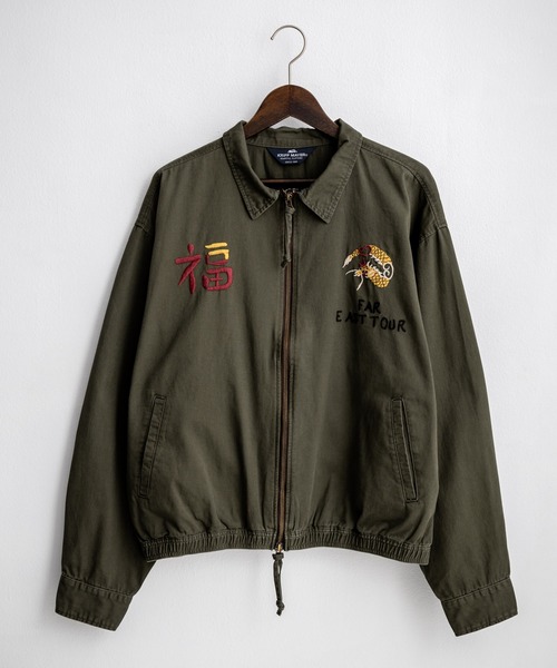 KRIFF MAYER（クリフメイヤー）の「KRIFF MAYER クリフメイヤー スーベニアベトナムジャンパー 2334001（ブルゾン・メンズ・ブラウン/カーキ/マスタード/ダークブルー/チャコール・L/XL/M）」の12枚目の写真