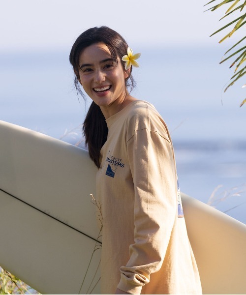 OFFSHORE（オフショア）の「BANZAI FUJI L/S TEE/バンザイフジ ロングスリーブティ（Tシャツ/カットソー・メンズ・ホワイト/ベージュ・XL/L/M/S）」の10枚目の写真