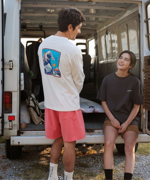 OFFSHORE（オフショア）の「BANZAI FUJI L/S TEE/バンザイフジ ロングスリーブティ（Tシャツ/カットソー・メンズ・ホワイト/ベージュ・XL/L/M/S）」の12枚目の写真