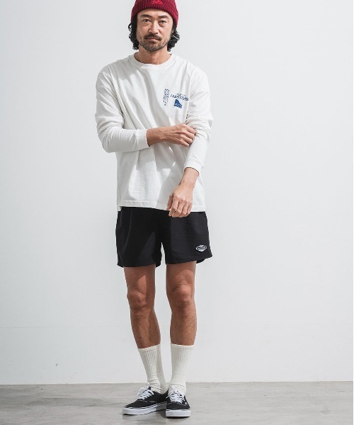 OFFSHORE（オフショア）の「BANZAI FUJI L/S TEE/バンザイフジ ロングスリーブティ（Tシャツ/カットソー・メンズ・ホワイト/ベージュ・XL/L/M/S）」の15枚目の写真