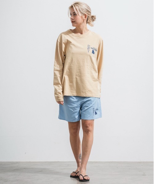 OFFSHORE（オフショア）の「BANZAI FUJI L/S TEE/バンザイフジ ロングスリーブティ（Tシャツ/カットソー・メンズ・ホワイト/ベージュ・XL/L/M/S）」の18枚目の写真