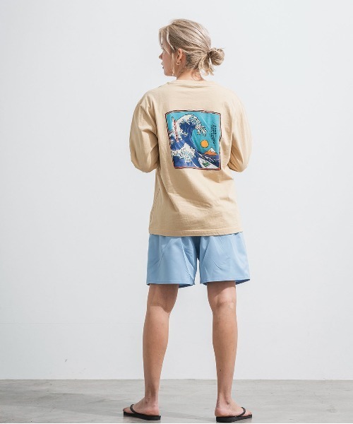 OFFSHORE（オフショア）の「BANZAI FUJI L/S TEE/バンザイフジ ロングスリーブティ（Tシャツ/カットソー・メンズ・ホワイト/ベージュ・XL/L/M/S）」の20枚目の写真