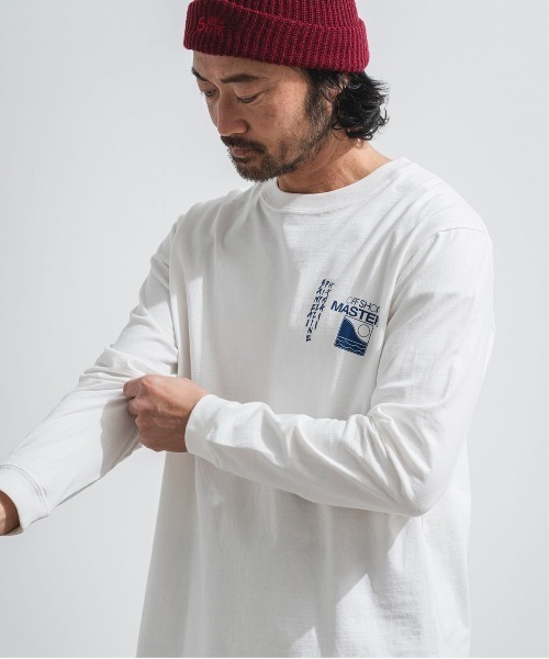 OFFSHORE（オフショア）の「BANZAI FUJI L/S TEE/バンザイフジ ロングスリーブティ（Tシャツ/カットソー・メンズ・ホワイト/ベージュ・XL/L/M/S）」の21枚目の写真
