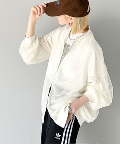 VERMEIL par iena ヘビーサテン バルーンブルゾン セール】ヘビーサテン バルーンブルゾン（ブルゾン）｜VERMEIL