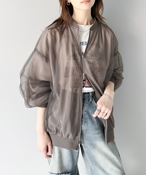 今期美品セルフォード チュールシアーブルゾン Amazon.co.jp: [セルフォード] チュールシアーブルゾン