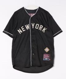 【W】【it】【ut25】【REASON CLOTHING】BUTTON UP BASEBALL JERSEY