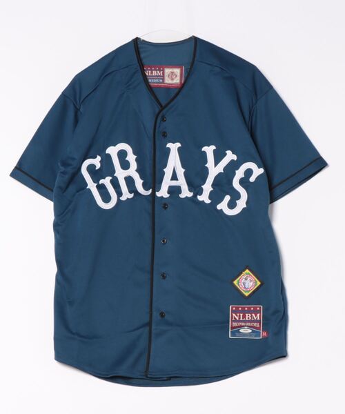 【セール】【W】【it】【ut25】【REASON CLOTHING】BUTTON UP BASEBALL JERSEY（シャツ/ブラウス）｜ARCHIVER（アーカイバ）