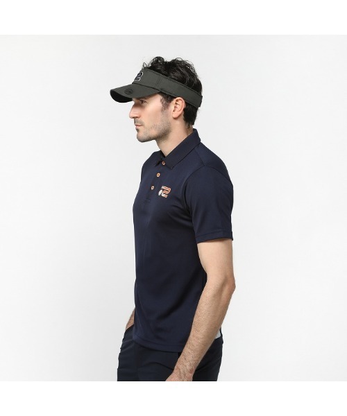 ROSASEN(ロサーセン)の「【Rosasen/GOLF】ハイパークールWニットカノコ半袖ポロ(ポロシャツ・メンズ・オフホワイト/ネイビー・48/50)」の4枚目の写真