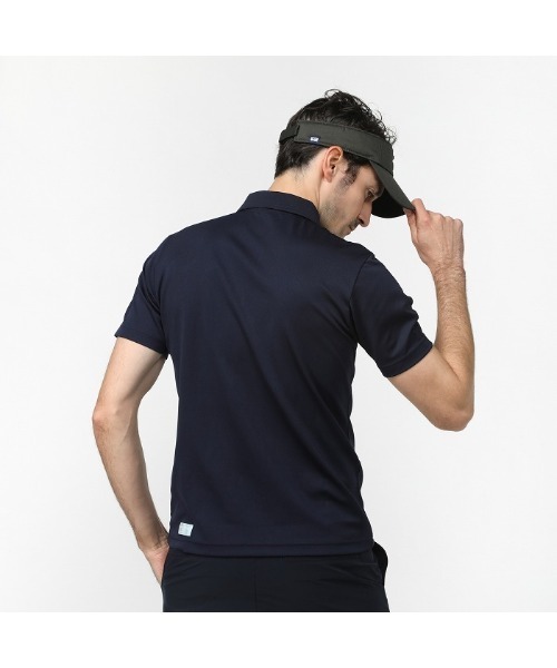 ROSASEN(ロサーセン)の「【Rosasen/GOLF】ハイパークールWニットカノコ半袖ポロ(ポロシャツ・メンズ・オフホワイト/ネイビー・48/50)」の5枚目の写真