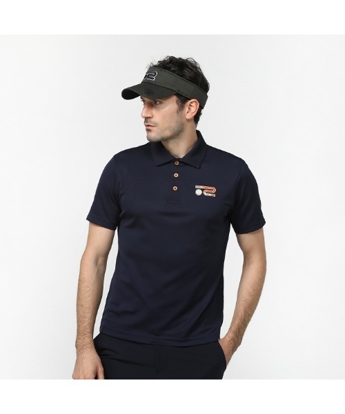 ROSASEN(ロサーセン)の「【Rosasen/GOLF】ハイパークールWニットカノコ半袖ポロ(ポロシャツ・メンズ・オフホワイト/ネイビー・48/50)」の3枚目の写真