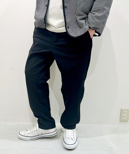 Grand PARK（グランドパーク）の「圧縮マイクロカノコテックイージーテーパードパンツ（その他パンツ・メンズ・ネイビー/ブラック・MEDIUM/X-LARGE/LARGE）」の14枚目の写真