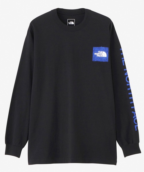 THE NORTH FACE（ザノースフェイス）の「THE NORTH FACE/ザ・ノース・フェイス  L/S Sleeve Graphic Tee レギュラーシルエット ヘビーコットン NT32438（Tシャツ/カットソー・メンズ・ホワイト/コバルトブルー/ブラック/グレー・M/L/XL/2XL）」の15枚目の写真