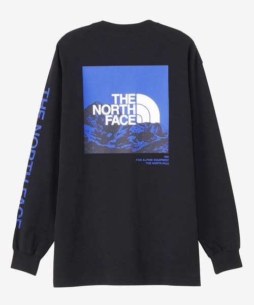 THE NORTH FACE（ザノースフェイス）の「THE NORTH FACE/ザ・ノース・フェイス  L/S Sleeve Graphic Tee レギュラーシルエット ヘビーコットン NT32438（Tシャツ/カットソー・メンズ・ホワイト/コバルトブルー/ブラック/グレー・M/L/XL/2XL）」の14枚目の写真