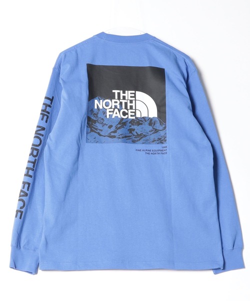 THE NORTH FACE（ザノースフェイス）の「THE NORTH FACE/ザ・ノース・フェイス  L/S Sleeve Graphic Tee レギュラーシルエット ヘビーコットン NT32438（Tシャツ/カットソー・メンズ・ホワイト/コバルトブルー/ブラック/グレー・M/L/XL/2XL）」の18枚目の写真
