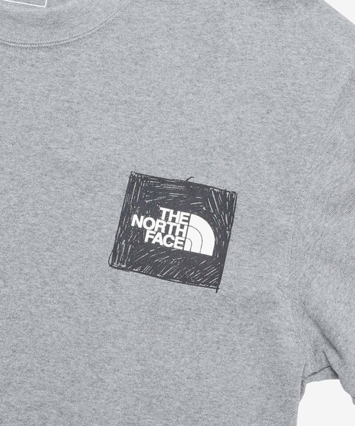 THE NORTH FACE（ザノースフェイス）の「THE NORTH FACE/ザ・ノース・フェイス  L/S Sleeve Graphic Tee レギュラーシルエット ヘビーコットン NT32438（Tシャツ/カットソー・メンズ・ホワイト/コバルトブルー/ブラック/グレー・M/L/XL/2XL）」の9枚目の写真
