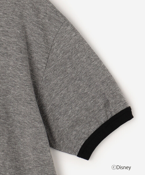 THE SHINZONE（ザ　シンゾーン）の「THE SHINZONE | MICKEY RINGER TEE WOMEN（Tシャツ/カットソー・レディース・ブルー系その他/グレー系その他・F）」の4枚目の写真