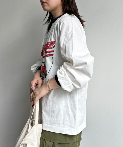 CPCM（シーピーシーエム）の「ヴィンテージライクプリントT（Tシャツ/カットソー・メンズ・チャコールグレー/イエロー/オフホワイト・LARGE/MEDIUM）」の7枚目の写真
