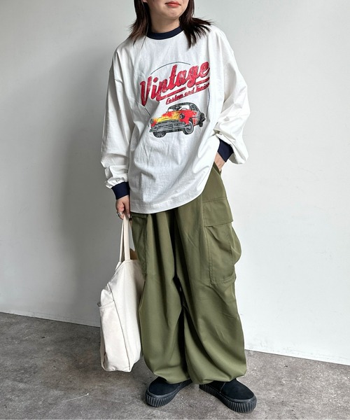 CPCM（シーピーシーエム）の「ヴィンテージライクプリントT（Tシャツ/カットソー・メンズ・チャコールグレー/イエロー/オフホワイト・LARGE/MEDIUM）」の11枚目の写真