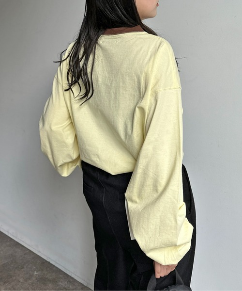 CPCM（シーピーシーエム）の「ヴィンテージライクプリントT（Tシャツ/カットソー・メンズ・チャコールグレー/イエロー/オフホワイト・LARGE/MEDIUM）」の17枚目の写真