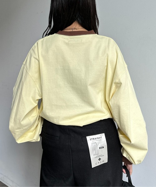 CPCM（シーピーシーエム）の「ヴィンテージライクプリントT（Tシャツ/カットソー・メンズ・チャコールグレー/イエロー/オフホワイト・LARGE/MEDIUM）」の18枚目の写真