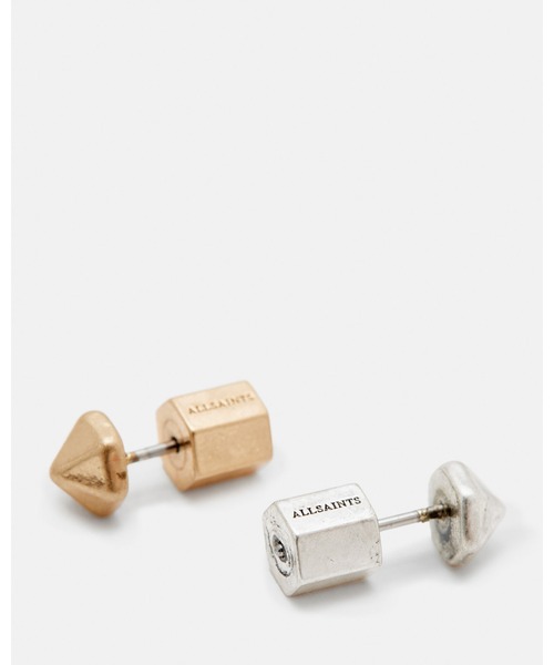 ALLSAINTS(オールセインツ)の「HALLIE BEADED HUGGIE EARRING SET | HALLIE ビーズ ハギー イヤリング・ピアス セット(ピアス(片耳用)・レディース・ゴールド系その他・ONE SIZE)」の4枚目の写真