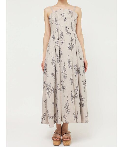 MERCURYDUO(マーキュリーデュオ)の「リネンライクバックレースアップキャミワンピース(ワンピース・レディース・ベージュ/パープル/その他1・SMALL/MEDIUM)」の11枚目の写真