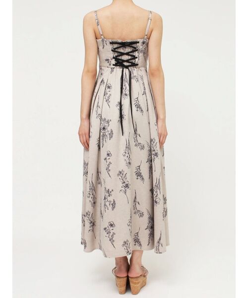 MERCURYDUO(マーキュリーデュオ)の「リネンライクバックレースアップキャミワンピース(ワンピース・レディース・ベージュ/パープル/その他1・SMALL/MEDIUM)」の13枚目の写真