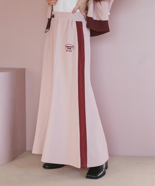 AVANT CONVERSE(アヴァンコンバース)の「【CONVERSE別注】サイドラインピケスカート【セットアップ対応】【洗える】(スカート・レディース・ピンク/ネイビー/オフホワイト・M)」の19枚目の写真