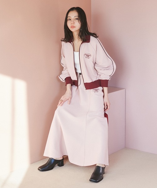 AVANT CONVERSE(アヴァンコンバース)の「【CONVERSE別注】サイドラインピケスカート【セットアップ対応】【洗える】(スカート・レディース・ピンク/ネイビー/オフホワイト・M)」の20枚目の写真