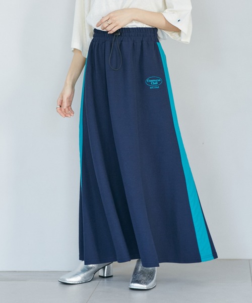 AVANT CONVERSE(アヴァンコンバース)の「【CONVERSE別注】サイドラインピケスカート【セットアップ対応】【洗える】(スカート・レディース・ピンク/ネイビー/オフホワイト・M)」の16枚目の写真