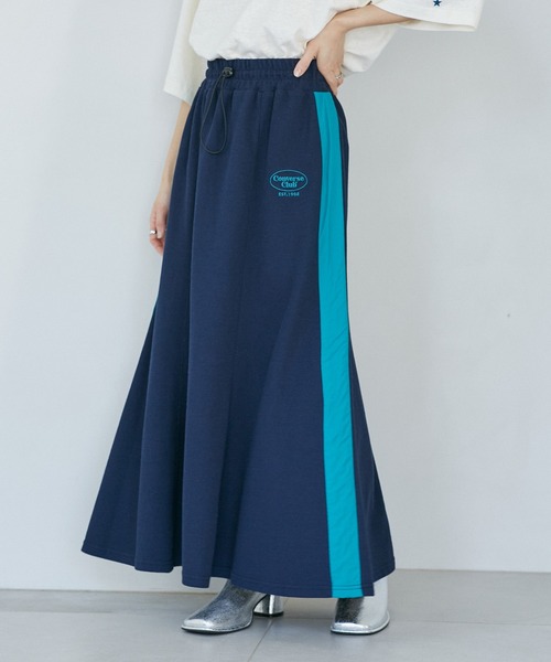 AVANT CONVERSE(アヴァンコンバース)の「【CONVERSE別注】サイドラインピケスカート【セットアップ対応】【洗える】(スカート・レディース・ピンク/ネイビー/オフホワイト・M)」の17枚目の写真