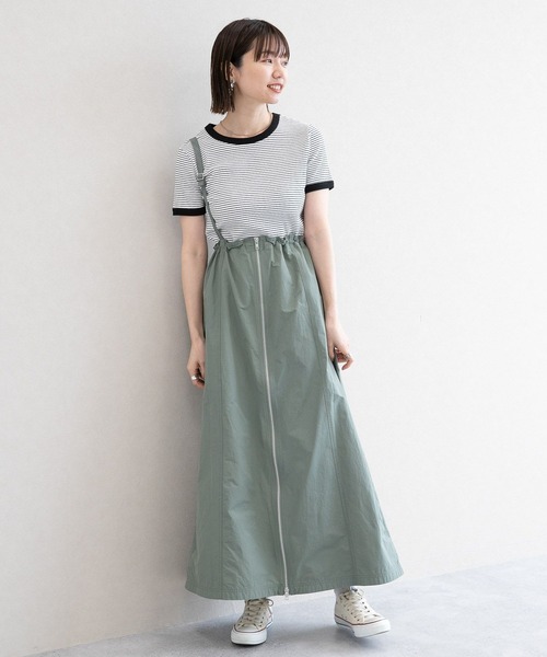 RAGEBLUE(レイジブルー)の「テレコボーダー/コンパクトTシャツ(Tシャツ/カットソー・レディース・ホワイト系/ピンク系・FREE)」の3枚目の写真