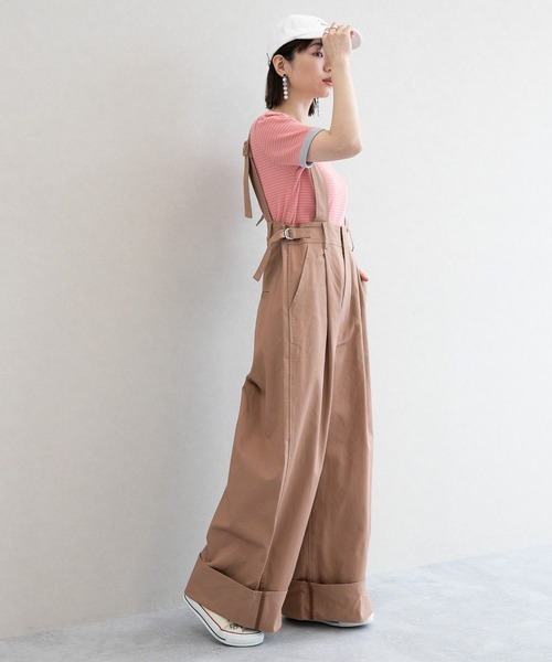 RAGEBLUE(レイジブルー)の「テレコボーダー/コンパクトTシャツ(Tシャツ/カットソー・レディース・ホワイト系/ピンク系・FREE)」の20枚目の写真