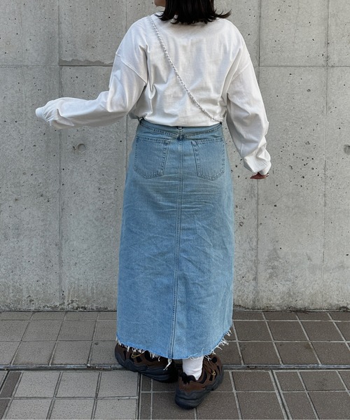 kutir（クティール）の「アソートプリントロンＴ（Tシャツ/カットソー・レディース・その他/チャコールグレー/ホワイト/ホワイト系その他/オートミール/ダークグレー・FREE）」の15枚目の写真