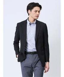 m.f.editorial（エムエフエディトリアル）の「【軽量メッシュ 表地ストレッチ ウォッシャブル】m.f.エディトリアル メンズ 2ボタンジャケット 紺（テーラードジャケット）」