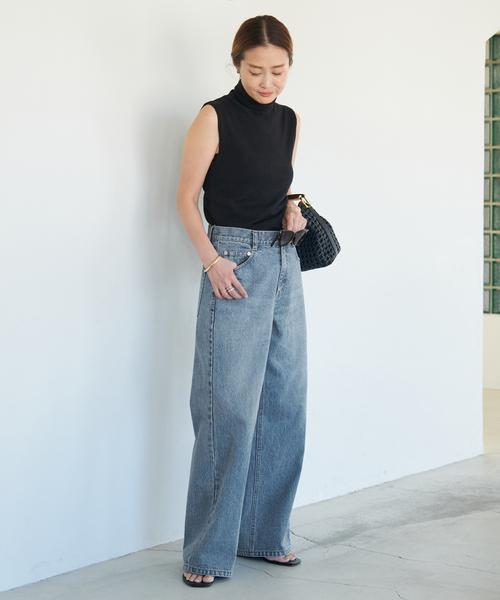 パンツ Deuxieme Classe Loose Jeans Loose Jeans (GRAY)（デニムパンツ・ジーンズ）｜Deuxieme