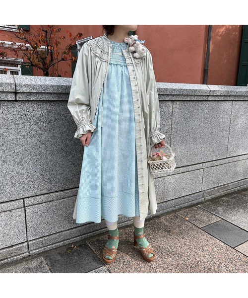 PINK HOUSE（ピンクハウス）の「ヨークカラーミディワンピース