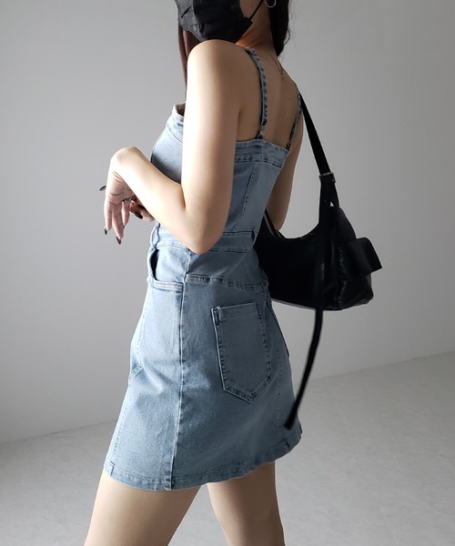 ウォッシュ デニムワンピース ショート r-3655 one_wash24 | YANUK ONLINE STORE