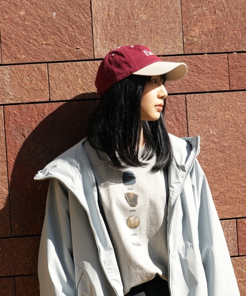 Seymour.(シーモア)の「【Seymour./シーモア】 "Parklife" EMBROIDERY 2TONE CAP(キャップ・メンズ・ブラック/バーガンディー/グリーン・FREE)」の9枚目の写真