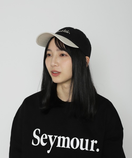 Seymour.(シーモア)の「【Seymour./シーモア】 "Parklife" EMBROIDERY 2TONE CAP(キャップ・メンズ・ブラック/バーガンディー/グリーン・FREE)」の21枚目の写真