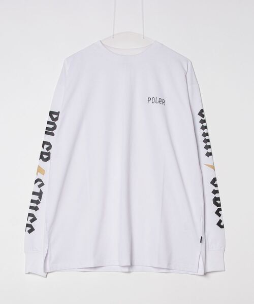 POLER/ポーラー ロンTee ストレッチ 速乾 スリーブプリント 241MCV0112/241MCV0113（Tシャツ/カットソー）｜POLeR（ポーラー）