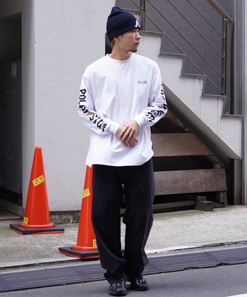 POLER/ポーラー ロンTee ストレッチ 速乾 スリーブプリント 241MCV0112/241MCV0113（Tシャツ/カットソー）｜POLeR（ポーラー）