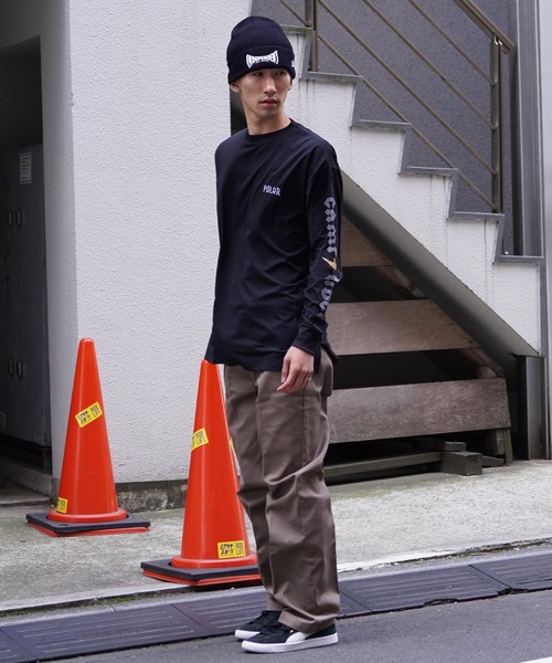 POLER/ポーラー ロンTee ストレッチ 速乾 スリーブプリント 241MCV0112/241MCV0113（Tシャツ/カットソー）｜POLeR（ポーラー）